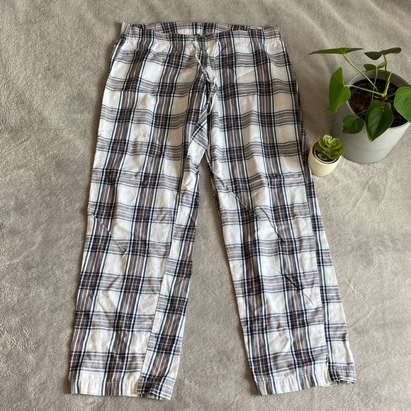 La senza white plaid pyjama pants S - Picture 1 of 4
